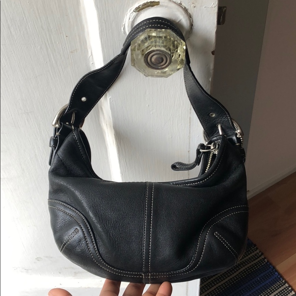 Black Coach hobo purse